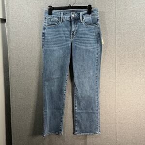 NYDJ Marilyn Straight Crop Jeans in Cool Embrace - Rockie Rockie, Tall size 6